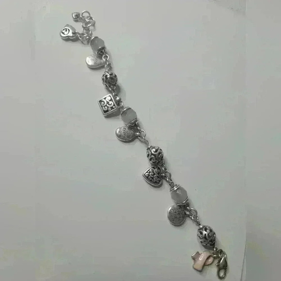 Brighton POWER OF PINK 2007 Breast Cancer Charm Bracelet - Retired - Picture 2 of 5